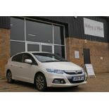 2014 Honda Insight HS-T Hybrid, five door hatchback in white, 1300cc petrol engine with automatic