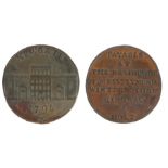 British Token, copper Halfpenny, 1795, Newgate, Payable at the Residence of Mess Symones