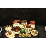 Collection of Torquay ware and pottery, to include teapots, jugs and others (qty)