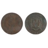 British Token, copper Halfpenny, 1794, For the Public Good, Sussex Token