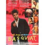 Film poster "Basquait, sex drugs and modern art", 42cm x 59.5cm