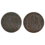 British Token, copper Halfpenny, 1792