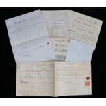 Collection of six 19th Century and later indentures (6)