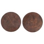 British Token, copper Halfpenny, 1791, Nemo Me Impune Lacesset