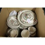 Johnson Brothers Indian tree pattern part tea and dinner service, to include tureen and cover,
