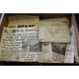 Collection of World War Two newspaper articles by the Daily Mirror, the Times, the Daily Telegraph