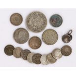 Victorian Silver Coins to include Half Crown, Shilling etc (47 grams)