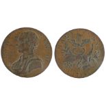 British Token, copper Halfpenny, 1793, Sir Isaac Newton