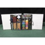 Daler-Rowney complete painting set, consisting of brushes, oil pastels, acrylic paints etc, together