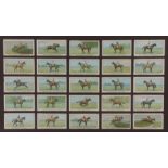 Turf cigarette cards, "Winner on the Turf", complete set of 25, housed in a glazed double sided