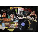 Collection of LPs, 78s and 7'' Singles together with Elvis Man and Myth, Hardback Book (qty)