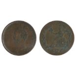 British Token, copper Halfpenny, 18th Century, Brutus