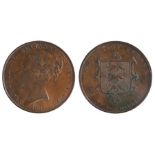 Victoria States of Jersey 1/13 of a Shilling, 1861