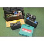 Collection of cased tools, to include Makita, Einhell, Dremel, Earlex and others (5)