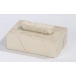 London Corn Exchange interest, a marble box made from the walls of the London Corn Exchange 1972,