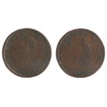 British Token, copper Halfpenny, 19th Century, Field Marshall Wellington