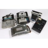 Collection of instant cameras, to include Kodak EK160-EF, Polaroid 210 and 350, a Kodak EK2 and a