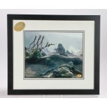 Mel Gibson autograph, signed to the top left of the photograph, certificate to the back of the