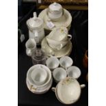 Seltmann Weiden porcelain tea service, together with a Japanese service, consisting of canteens,