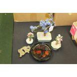 Collection of oriental objects, to include a Japanese charger (in pieces) two Chinese ginger jars,