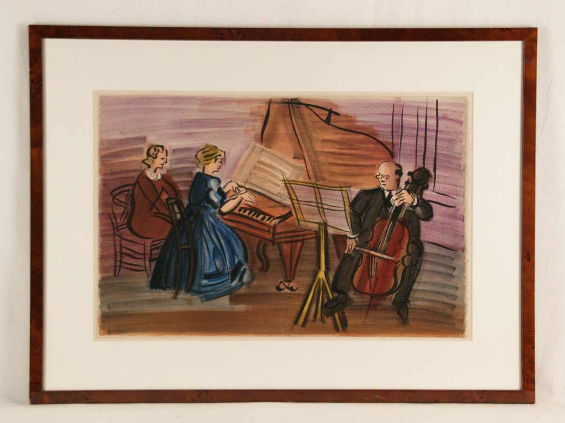 Dufy, Raoul (1877-1953) - "Concert des Anges", 1963, Farblithographie, Gesamtauflage: 298 Ex.,