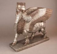 "Lamassu" - The Austin Sculpture Collection, vollplastische Figur des assyrischen Tempelwächters,