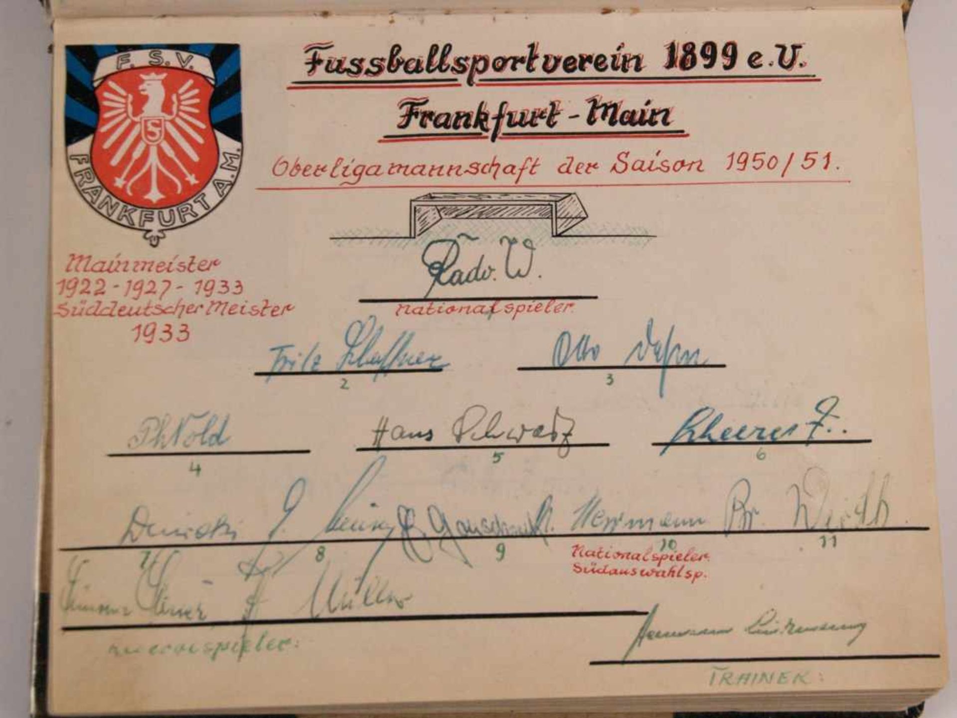 Internationale Sportler-Autogramm-Sammlung - gebundenes Buch mit umfangreicher Sammlung von - Bild 7 aus 27