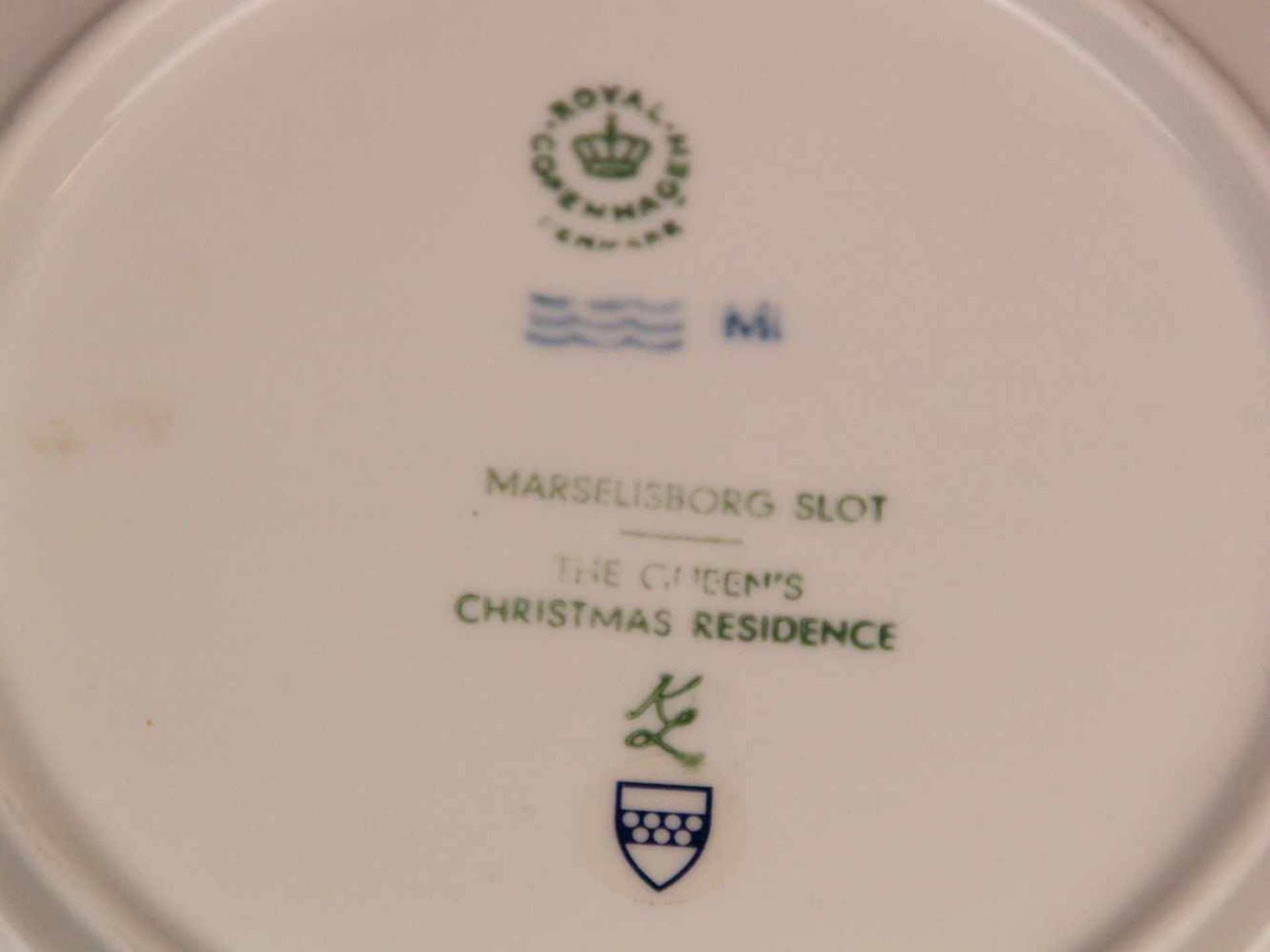 Konvolut Bing & Gröndahl - Royal Copenhagen, 4-tlg.: 1 Vase, Boden mit Pinselnummer "8522-210 BL", - Bild 6 aus 8