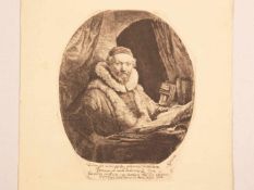 Rembrandt van Rijn, Harmensz (1606 Leiden - Amsterdam 1669) (nach) - Jan Uytenbogaert, Prediger