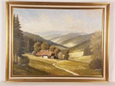 Wegener, Georg (1917 Magdeburg - ?, deutscher Landschaftsmaler des 20. Jh.) - Schwarzwaldpanorama,