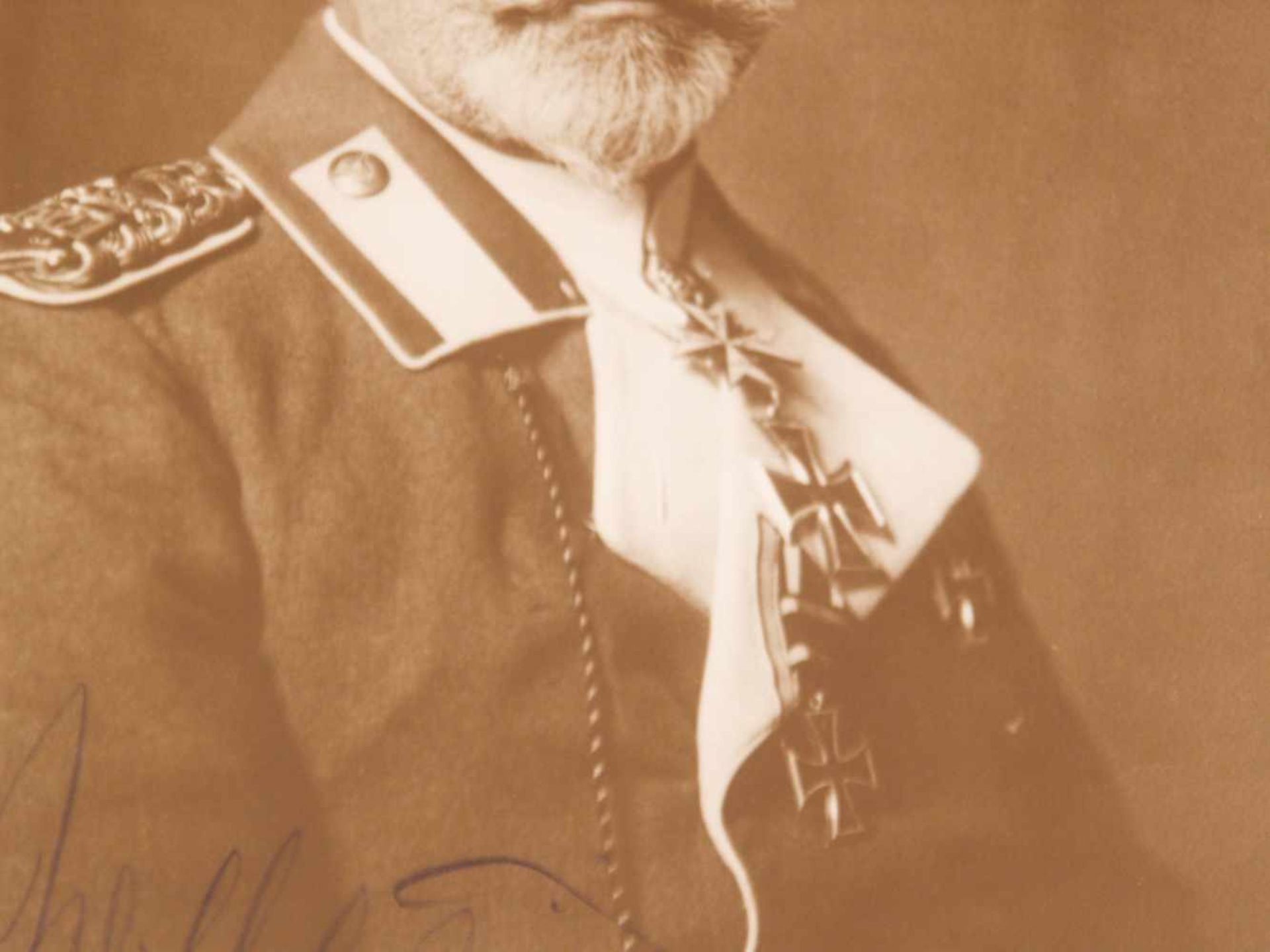 Kaiser Wilhelm II.und Kaiserin Hermine - zwei Geschenkfotos, 1x Foto des letzten deutschen Kaisers - Bild 4 aus 6