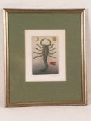 Janak, Alois (* 1924 Schönpriesen/Elbe, lebt und arbeitet in der Schweiz) - "Skorpion", 1983,