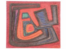 Zangs, Herbert (1924-2003, im Stil von) - Abstrakte Malerei, teils reliefartig hervortretend,