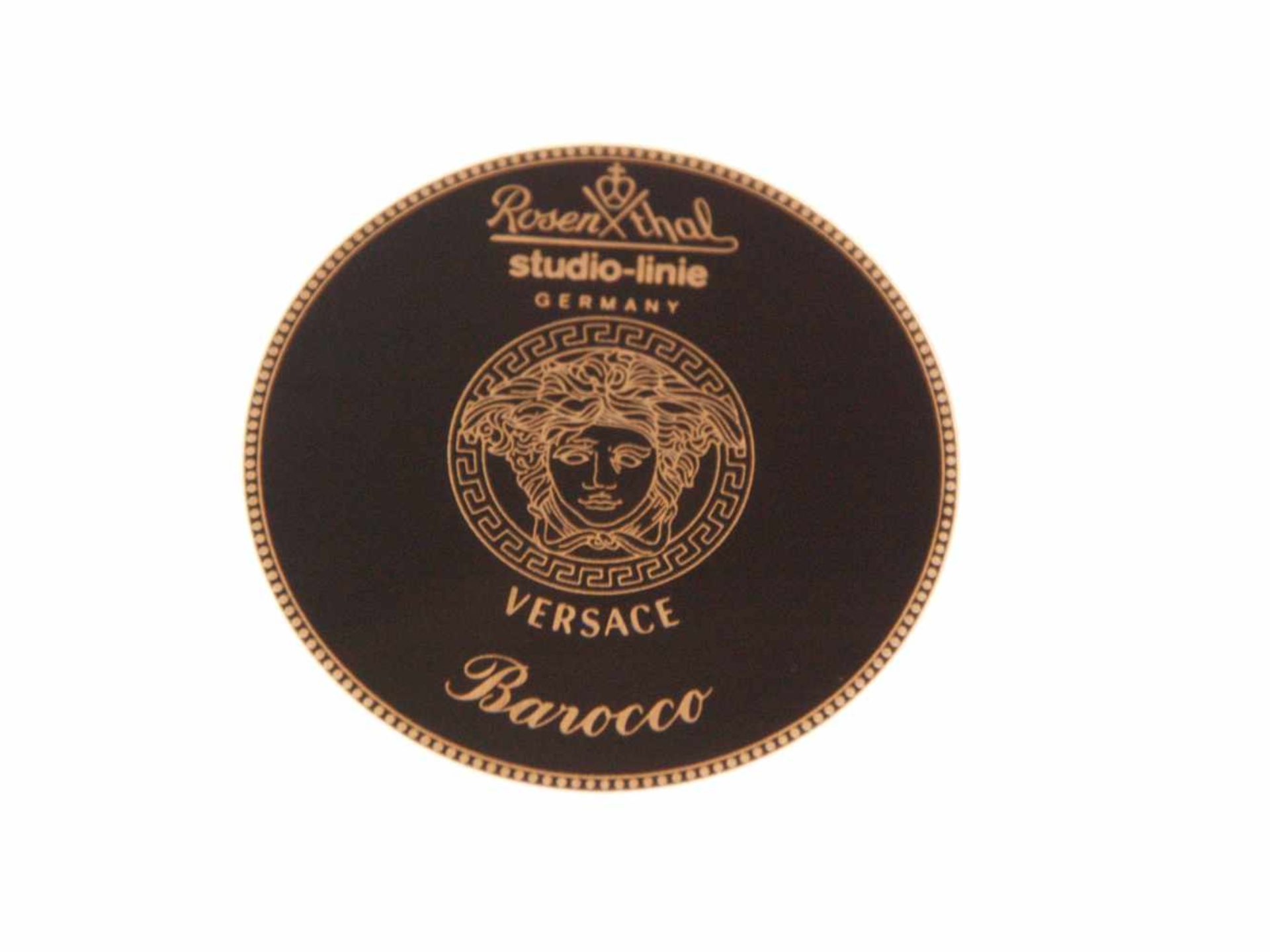 Sechs Platzteller "Versace Barocco" - Rosenthal, Entwurf Gianni Versace, Dekor Barocco, florales - Bild 6 aus 8