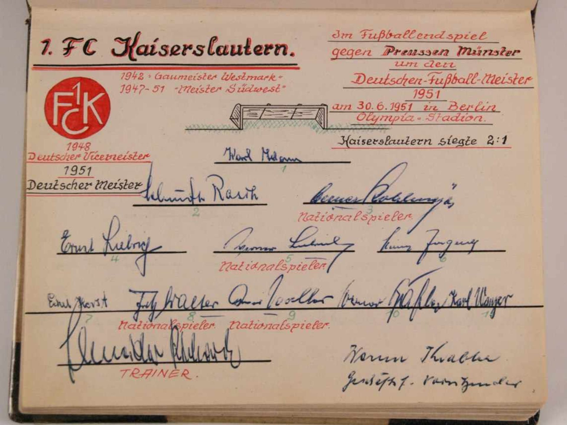 Internationale Sportler-Autogramm-Sammlung - gebundenes Buch mit umfangreicher Sammlung von - Bild 22 aus 27