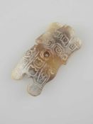 Schildkröte - Jade-Amulett, China, wohl Shang-Dynastie, ca.1800-1100 v.Chr., Henan-Provinz, weiße