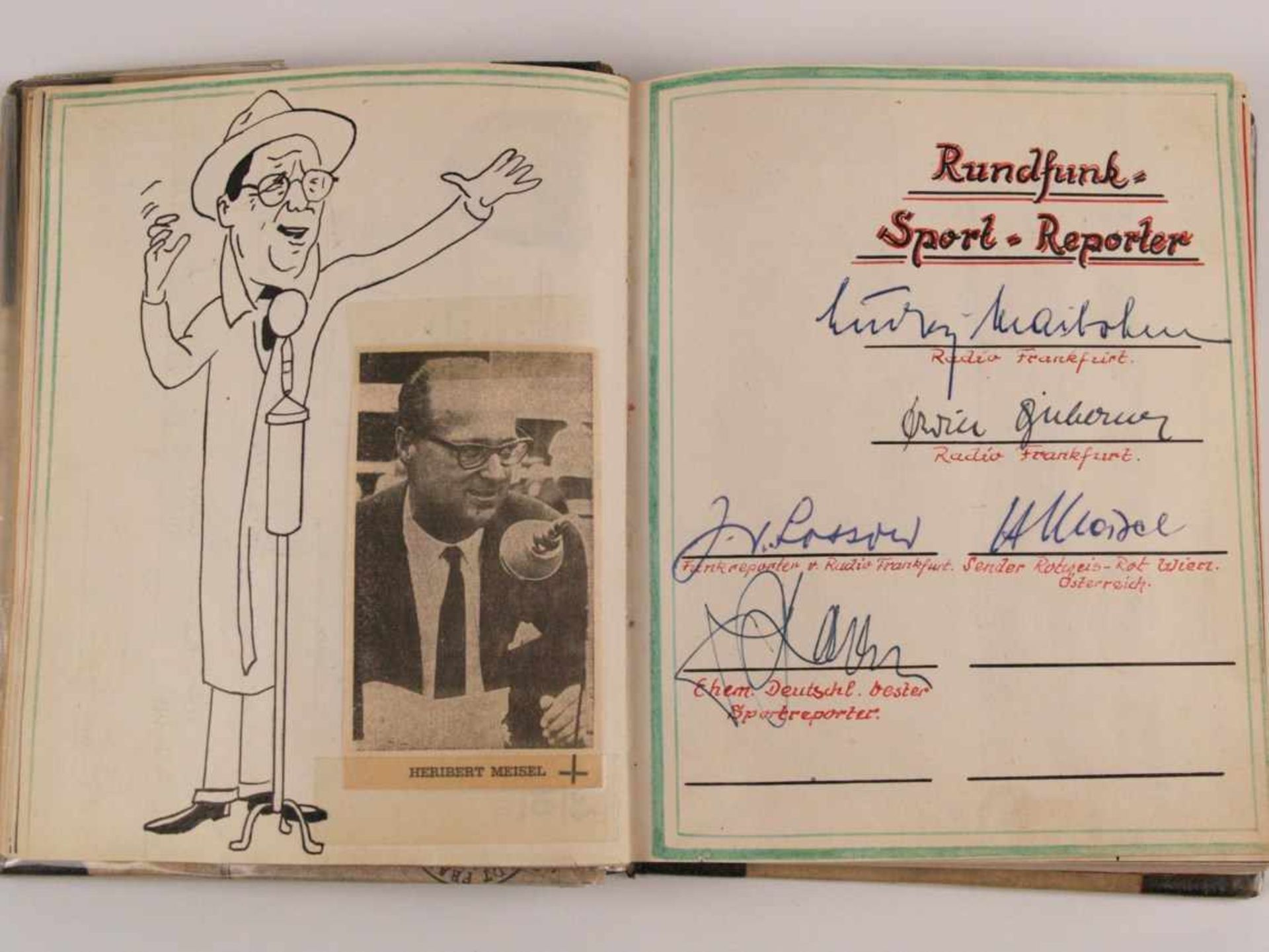 Internationale Sportler-Autogramm-Sammlung - gebundenes Buch mit umfangreicher Sammlung von - Bild 16 aus 27