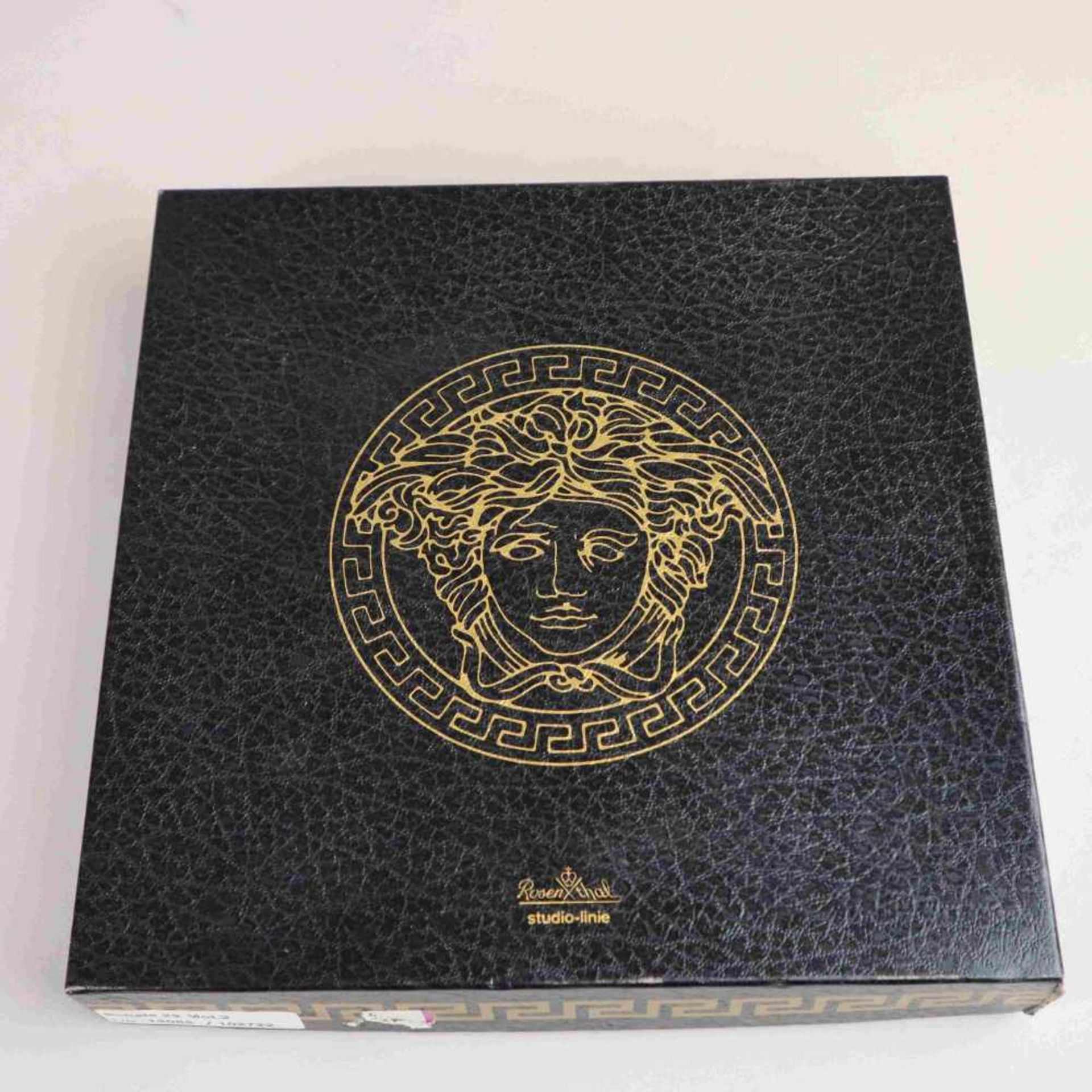 Karreeschale - "Versace - Le Roi Soleil" - Rosenthal, Entwurf Gianni Versace, Quadratische Form, - Bild 10 aus 10