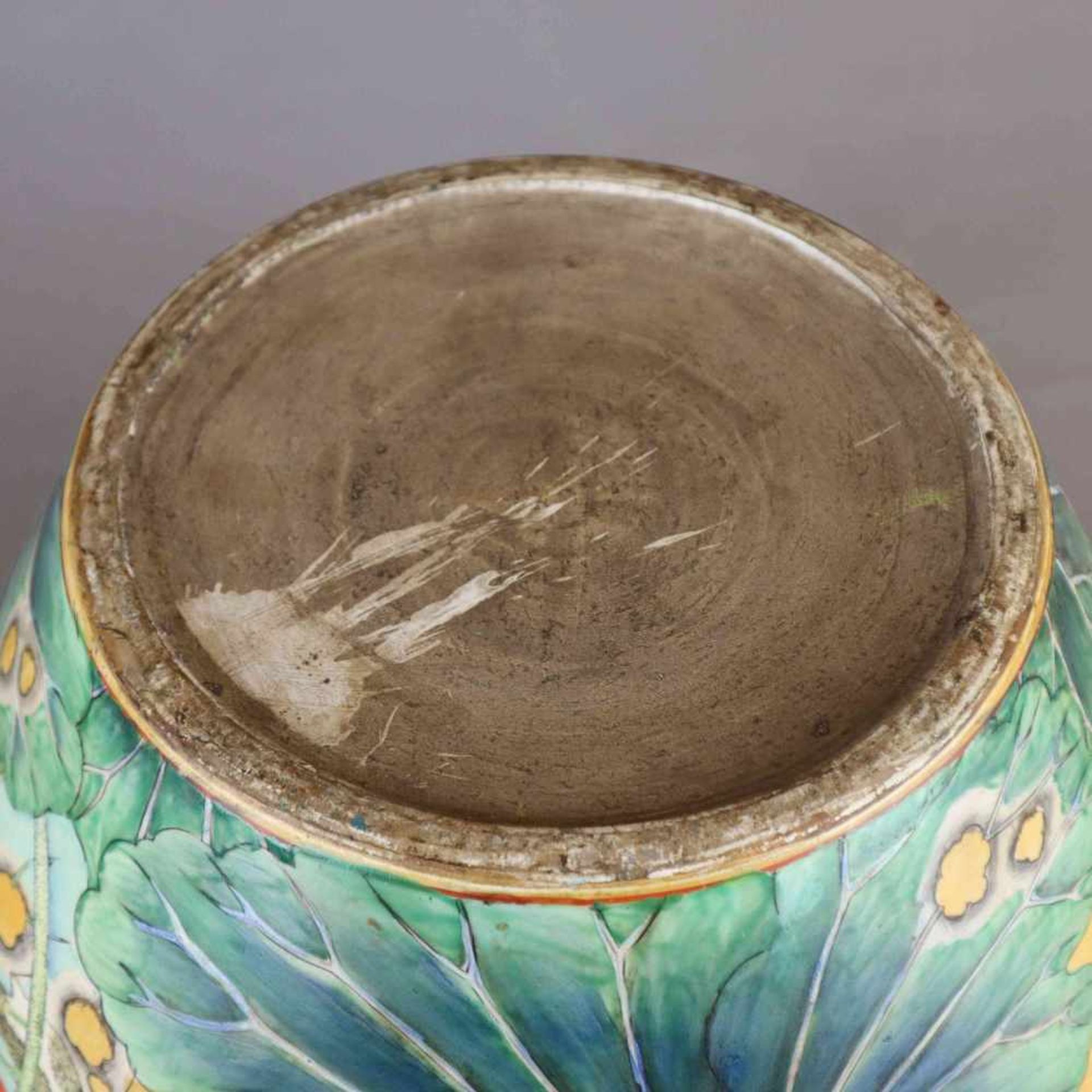 Fishbowl - China, 20.Jh., Porzellan, ansteigende Außenwandung sowie der abgesetzte breite Rand - Image 13 of 13