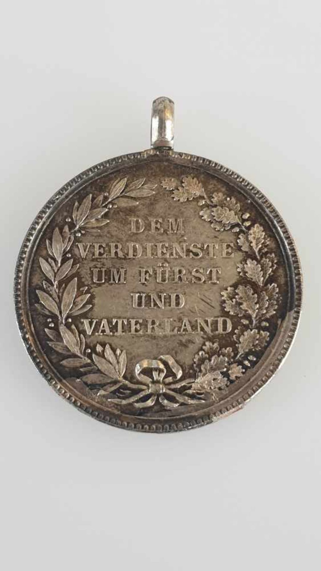 Silberne Zivilverdienstmedaille König Maximilian Joseph - Bayern, verliehen 1840-1918, ohne - Bild 2 aus 3