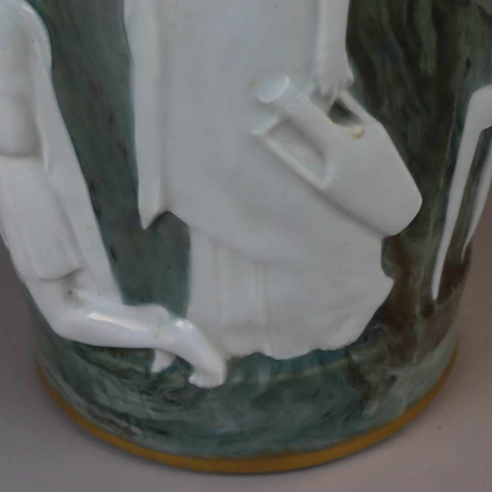 Jugendstil-Vase - Rosenthal, Kronach, Entwurf von Hermann Hidding, für die Weltausstellung in - Bild 10 aus 13