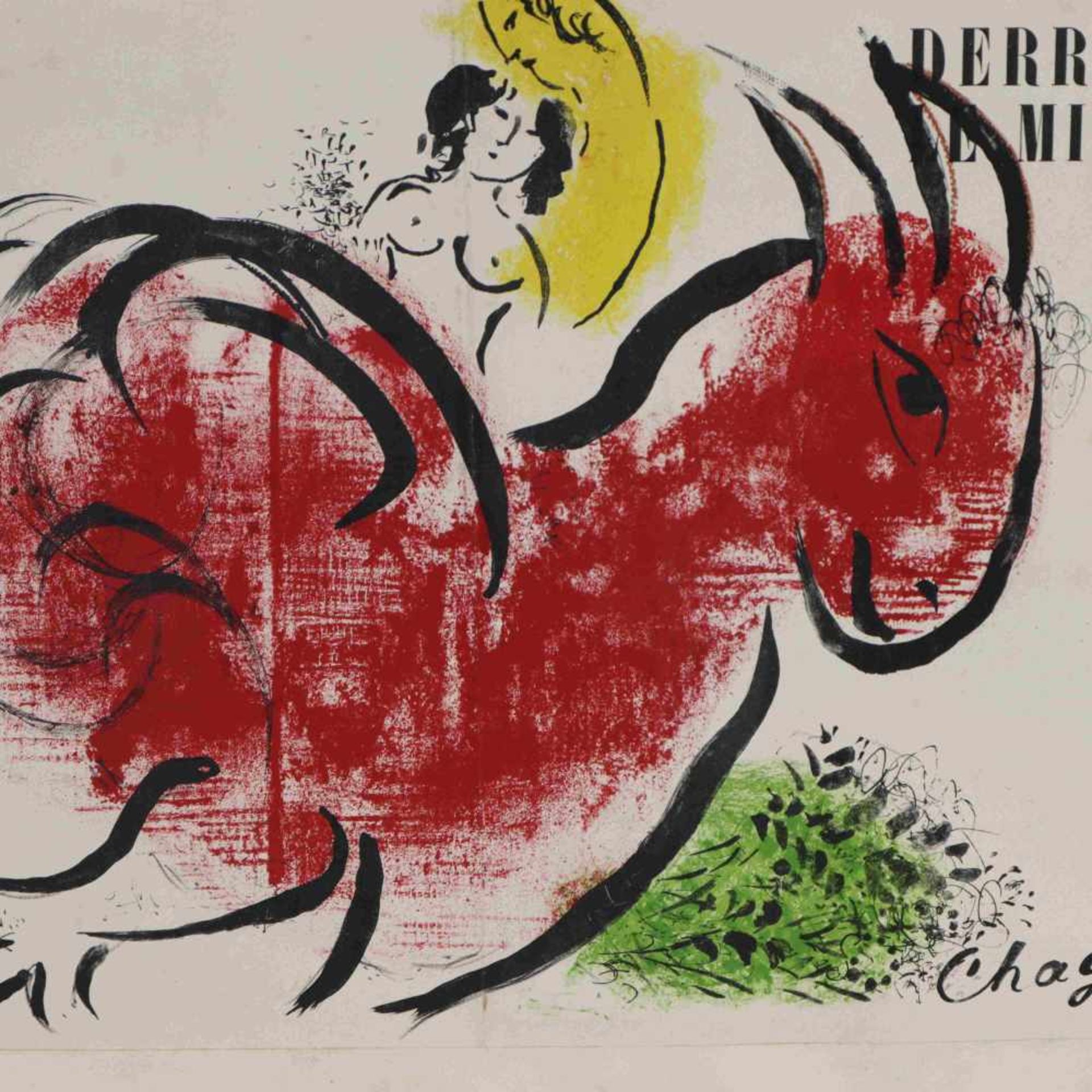 Chagall, Marc (1887 Witebsk - 1985 Saint Paul de Vence) - "Derriere le miroir", Nr. 44-45, - Bild 2 aus 3