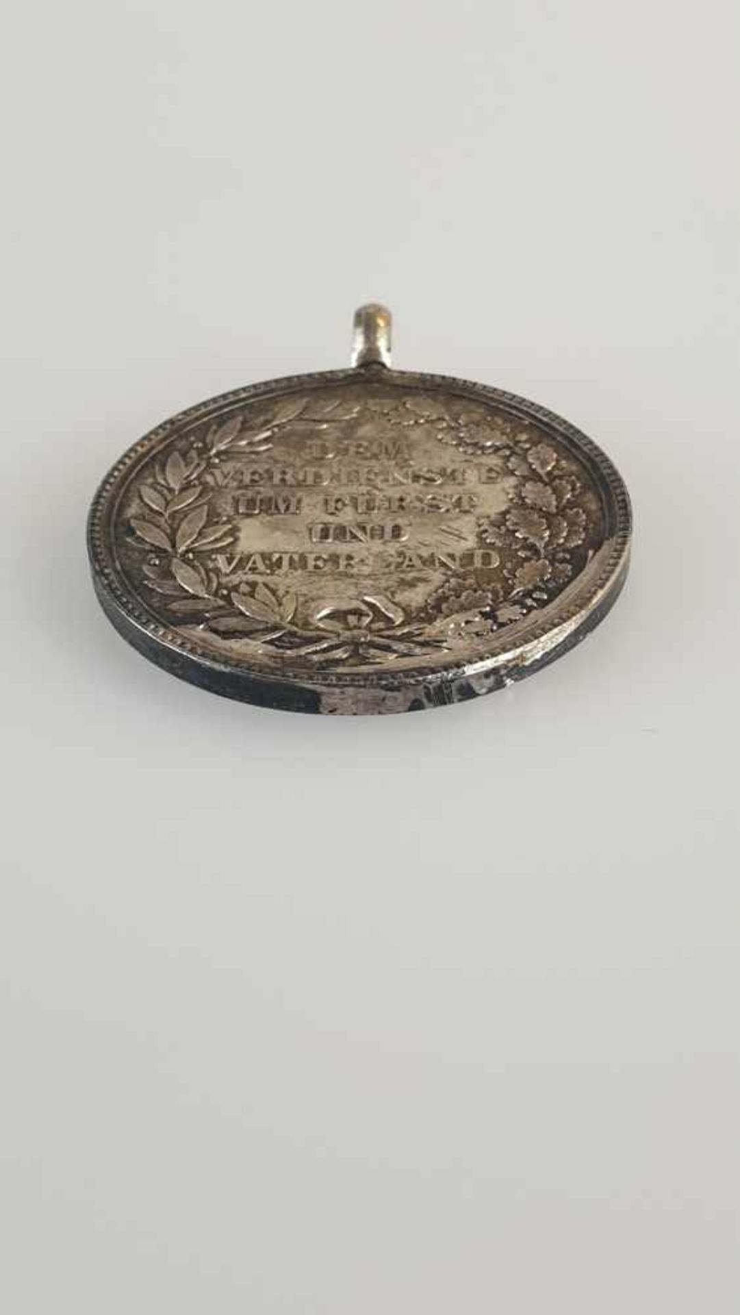 Silberne Zivilverdienstmedaille König Maximilian Joseph - Bayern, verliehen 1840-1918, ohne - Bild 3 aus 3