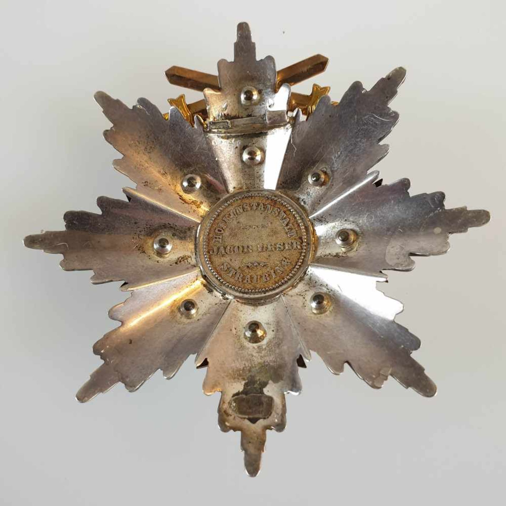 Militärverdienstorden / Bruststern zum Großkreuz mit Schwertern - Bayern, 1905 - 1921, die 1. - Bild 5 aus 6