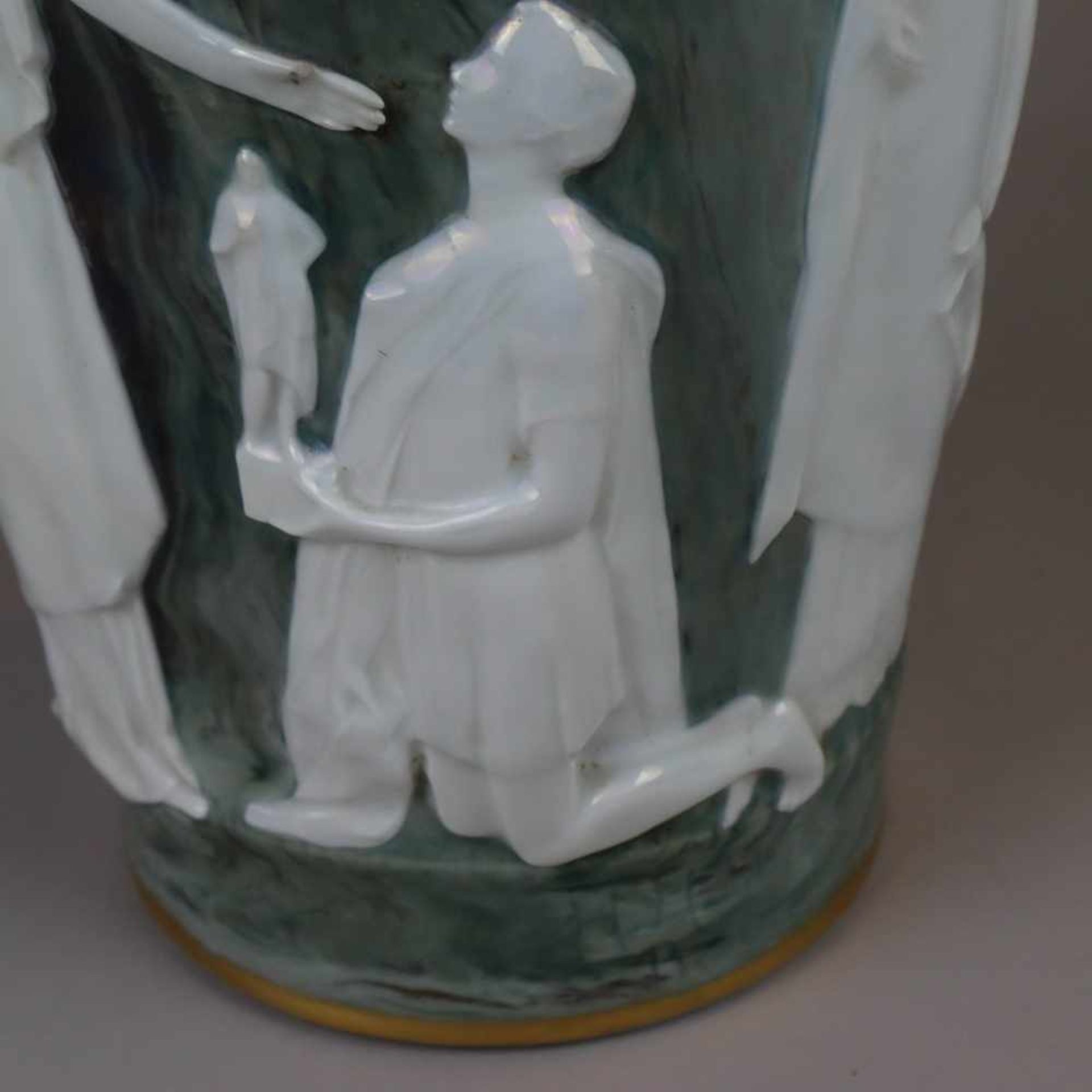 Jugendstil-Vase - Rosenthal, Kronach, Entwurf von Hermann Hidding, für die Weltausstellung in - Bild 8 aus 13