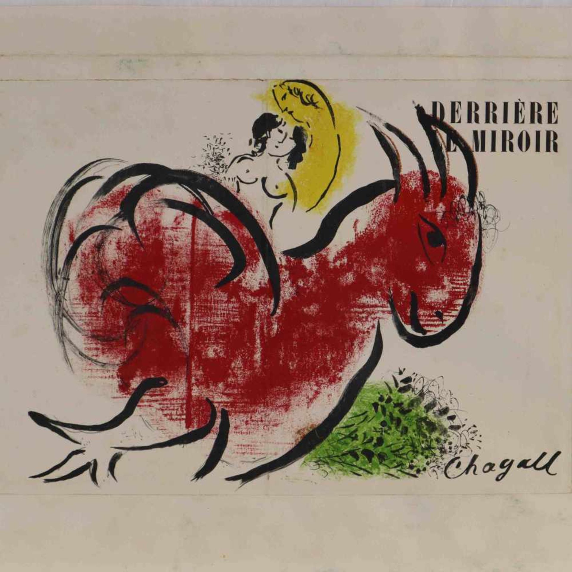 Chagall, Marc (1887 Witebsk - 1985 Saint Paul de Vence) - "Derriere le miroir", Nr. 44-45,