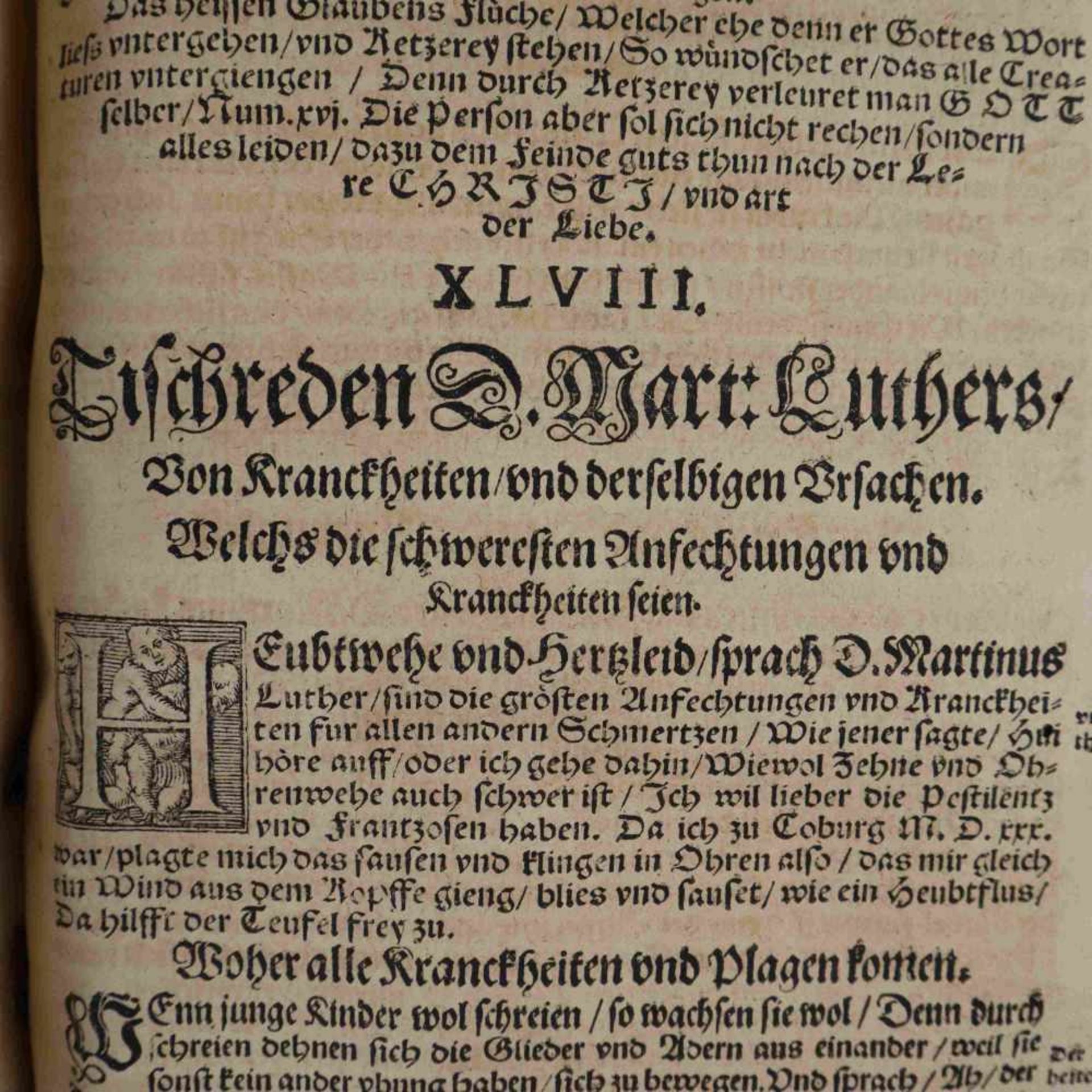 Luther, Martin - "Colloquia oder Tischreden des heiligen Mannes D.Martin Luthers seliger gedechtnis, - Bild 8 aus 9