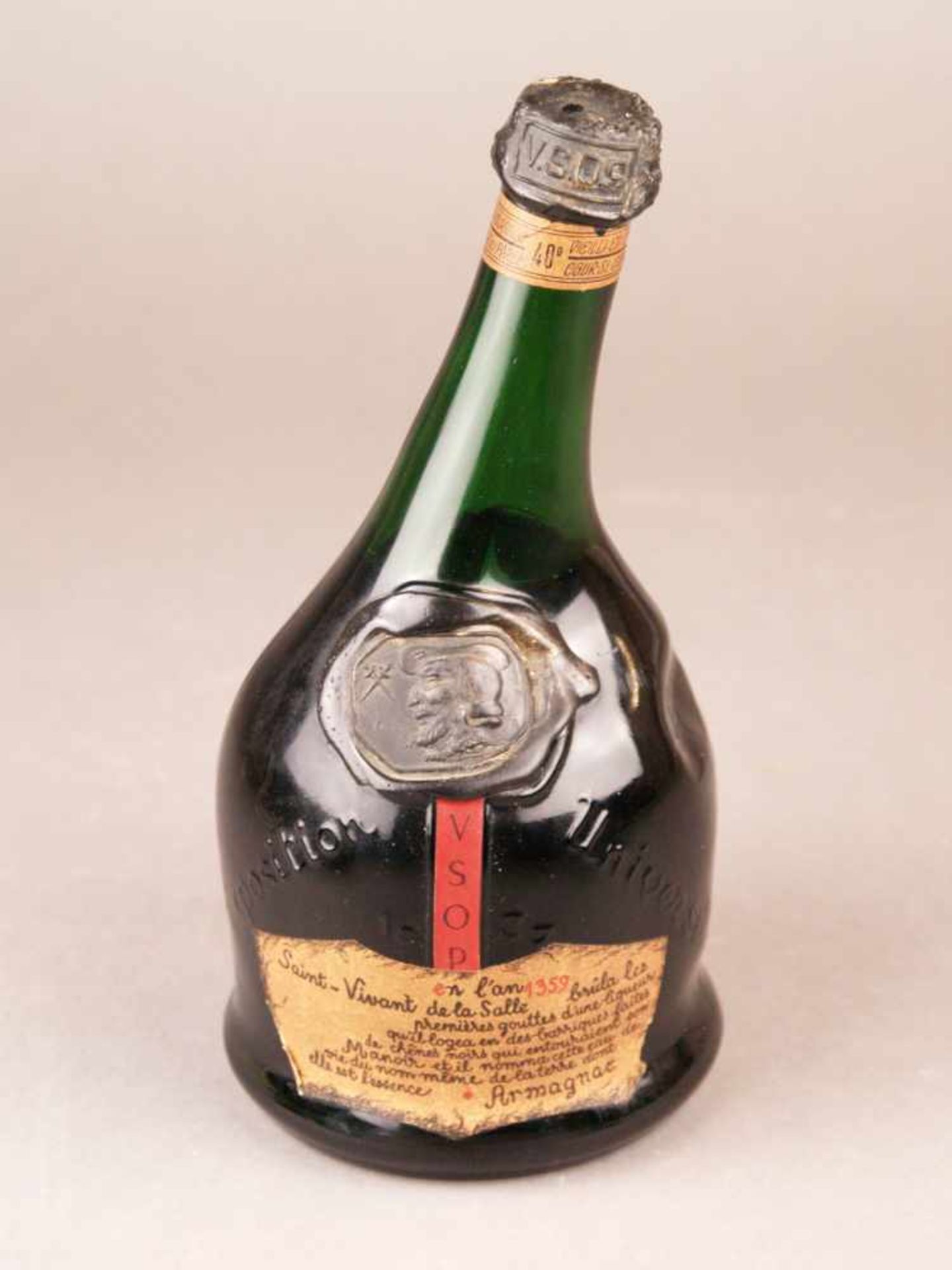 Armagnac - Saint Vivant de la Salle, VSOP, 1937, ca. 70cl, 40 % Vol., unverkostet, Füllstand: