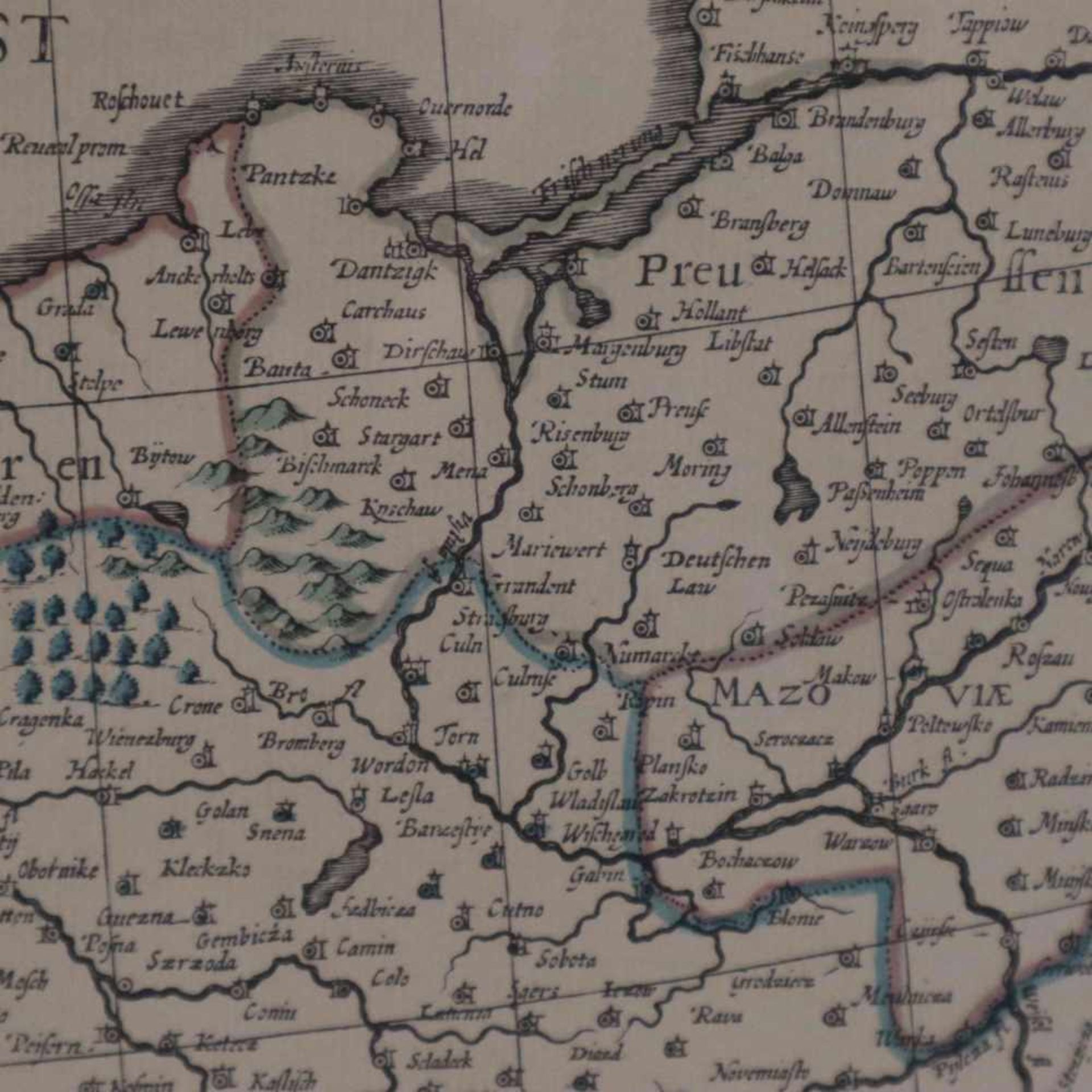 Speed, John (1552-1629)(nach) - Landkarte Deutschlands "A Newe Mape of Germany", spätere - Bild 7 aus 8