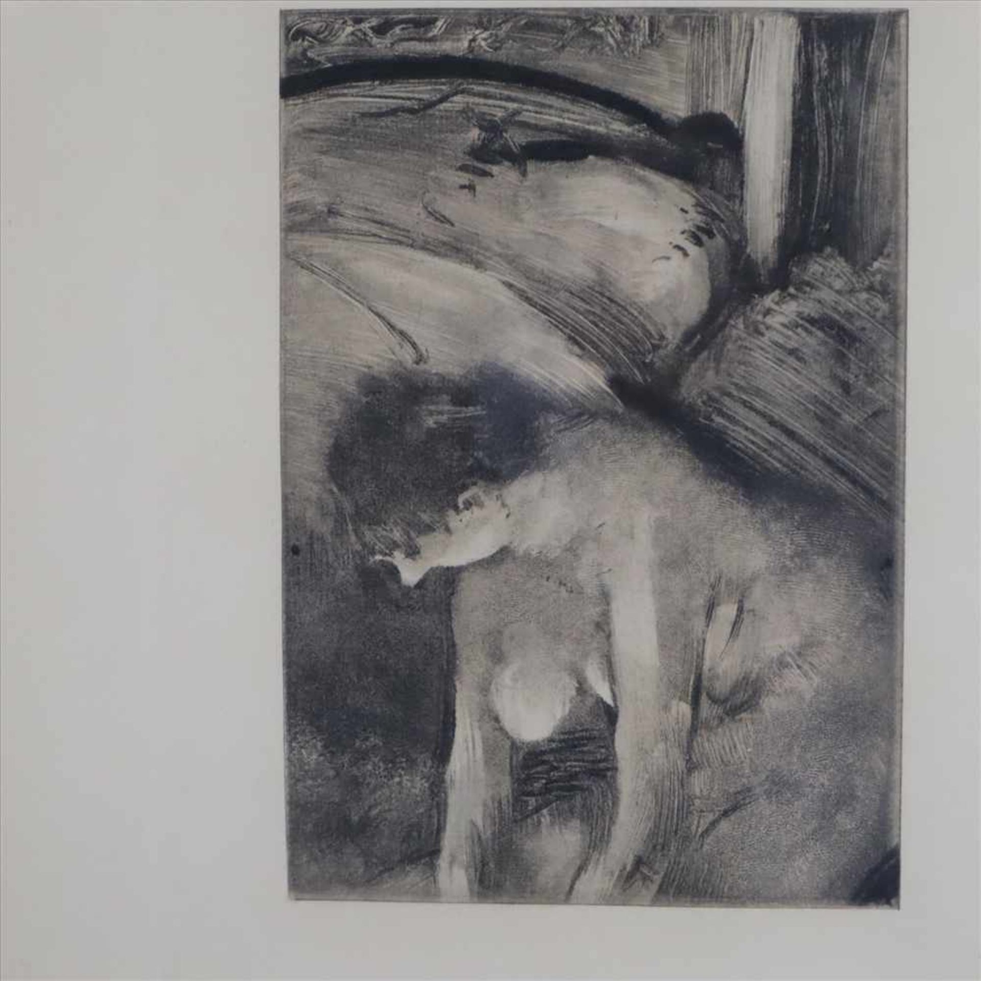 Degas, Edgar (1834-Paris-1917) - Sans titre, Radierung (Heliogravur) aus der Folge "La Maison